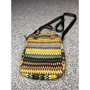 Echo Crossbody Bag Unisex Geometric Pattern Multicolor Casual​​